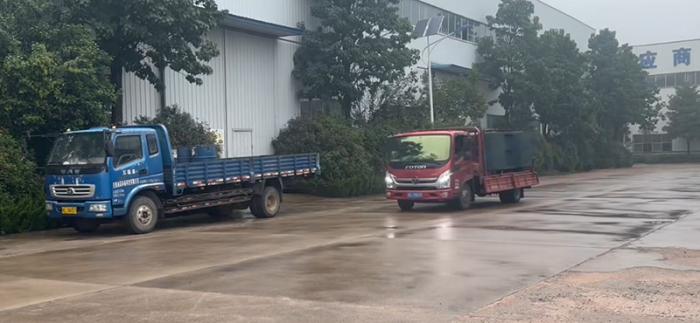 連續秋雨擋不住設備奔赴安裝現場，海辰準時啟航！